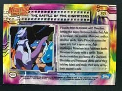 Topps Pokemon Mewtwo Strikes Back Holo Foil #25 THE BATTLE OF THE CHAMPIONS - Image 2