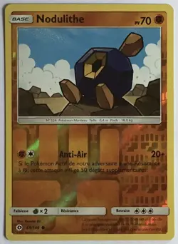 CARTE POKEMON Nodulithe Soleil et Lune 69/149 Reverse Excel. etat, jamais jouee - Image 1
