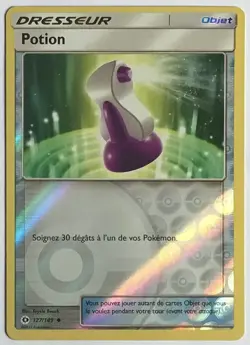 CARTE POKEMON Potion Soleil et Lune 127/149 Reverse Excellent etat, jamais jouee - Image 1