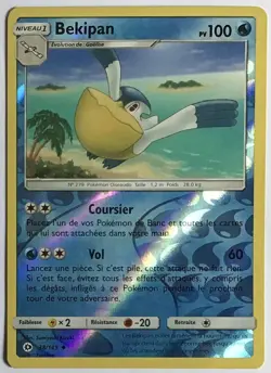 CARTE POKEMON Bekipan Soleil et Lune 38/149 Reverse Excellent etat, jamais jouee - Image 1