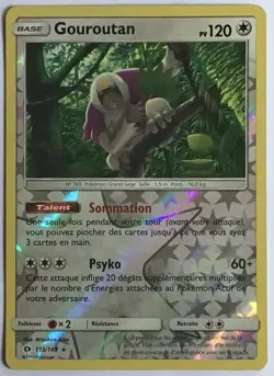CARTE POKEMON Gouroutan Soleil et Lune 113/149 Reverse Excel. etat, jamais jouee - Image 1