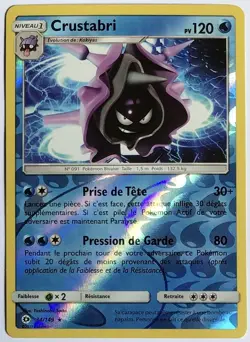 CARTE POKEMON Crustabri Soleil et Lune 34/149 Reverse Excel. etat, jamais jouee - Image 1