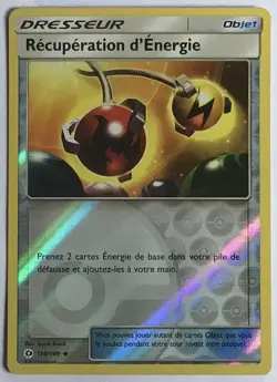 CARTE POKEMON Recuperation d’Energie Soleil et Lune 116/149 Reverse Excel. etat - Image 1