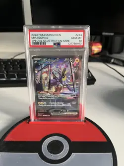 Pokemon Miraidon ex SIR 244/198 SV01: Scarlet & Violet Base Set PSA 10 GEM - Image 1