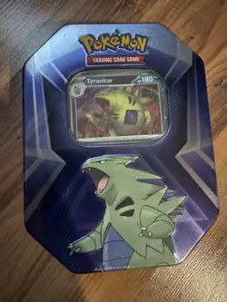Pokemon TCG Tyranitar Triple Whammy Tin New Factory Sealed Booster Packs Promo - Image 1