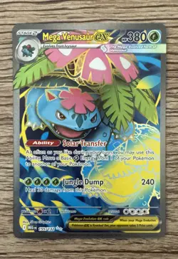 Pokemon TCG Mega Venusaur ex 155/132 Ultra Rare English Mega Evolution NM-Minty! - Image 1