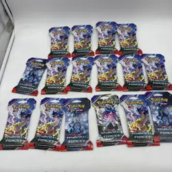 Lot of (16) Pokemon TCG: Scarlet and Violet Temporal Forces Booster Packs - Image 1