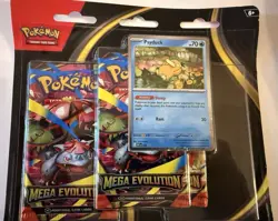 Pokemon TCG Mega Evolution 3 Pack Blister [Psyduck] X1 Sealed/New - Image 1