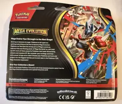 Pokemon TCG Mega Evolution 3 Pack Blister [Psyduck] X1 Sealed/New - Image 3