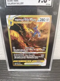 Pokemon Crown Zenith Origin Forme Dialga VSTAR #GG68/GG70 English Sgc 9.5 - Image 2