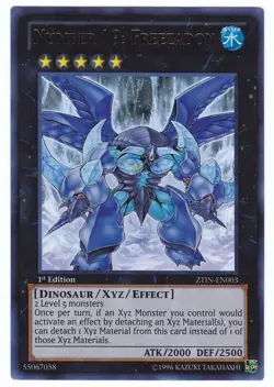 YUGIOH • Numero 19 Freezadonte Freezadon • ULTRA RARA ZTIN-EN003 1ª Edizione NM - Image 1