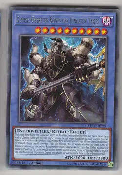 Yu-GI-OH Demise Oberster Konig des Jungsten Tages Rare CYHO-DE30 NEU! - Image 1