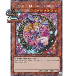 Yugioh! Dark Magician Girl (3rd artwork) RA04-EN107 Quarter Century Secret Rare - Image 1