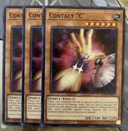 Contact "C" (3x) SDCB-EN013 - Common - 1st Edition - Near Mint Yugioh - Image 1