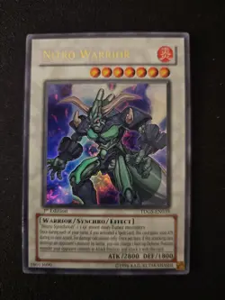 1x Yugioh Nitro Warrior TDGS-EN039 Ultra Rare 1st Edition NM - Image 1