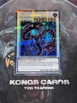 Yu-Gi-Oh MP25-EN023 Beelze of the Diabolic Dragons Starlight Rare - Image 1