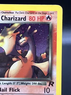 Dark Charizard - 4/82 Holo Rare - Team Rocket Pokemon TCG Card - Image 5