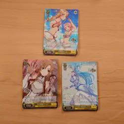 Weiss Schwarz SR Sword Art Online Asuna Collectible Trading Card Used Condition - Image 1