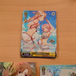 Weiss Schwarz SR Sword Art Online Asuna Collectible Trading Card Used Condition - Image 2