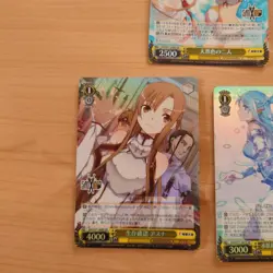 Weiss Schwarz SR Sword Art Online Asuna Collectible Trading Card Used Condition - Image 3