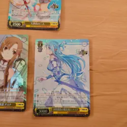 Weiss Schwarz SR Sword Art Online Asuna Collectible Trading Card Used Condition - Image 4