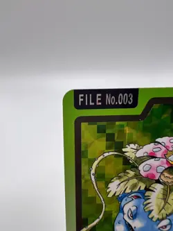 Pokemon Card Venusaur Bandai Cardass File No.003 Prism Holo Japanese. - Image 2