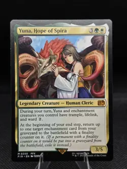 Yuna, Hope of Spira- Magic: The Gathering Final Fantasy Card 250 - Image 1
