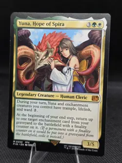 Yuna, Hope of Spira- Magic: The Gathering Final Fantasy Card 250 - Image 3