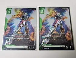 TWO 2x Wing Gundam Zero - GD01-024 LR - Newtype Rising - Gundam Card Game TCG - Image 1