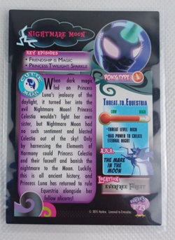My Little Pony Nightmare Moon #F23 Foil Card MLP TCG Hasbro - Image 2
