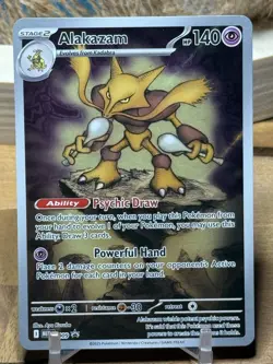 Alakazam SVP 009 Mega Evolution Black Star Promo Pokemon TCG Card NM/M - Image 1