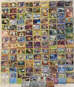 Pokemon Card Lot 121 Foil Cards - All Holos / Shiny, UNSEARCHED ESTATE SALE FIND - Image 1