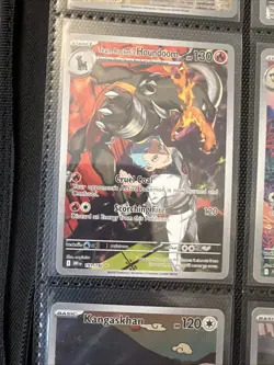 Pokemon TCG Dri Team Rockets Houndoom Illustration Rare Card 191/182 - Image 1
