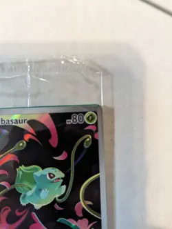 Pokemon Mega Evolution Bulbasaur 133/132 Stamped Promo Card *Sealed* Very Nice! - Image 3