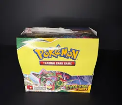 OPENED Pokemon Evolving Skies Booster Box 300+ Bulk Cards Inside OPEN BOX - Image 1