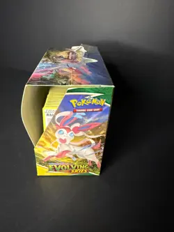 OPENED Pokemon Evolving Skies Booster Box 300+ Bulk Cards Inside OPEN BOX - Image 3