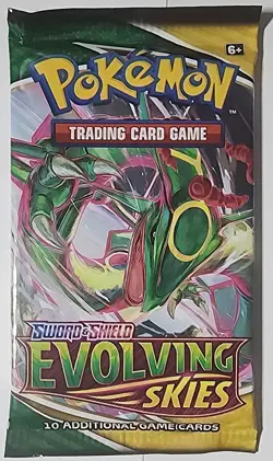 Pokemon Evolving Skies Booster Pack 10 Cards Pack New Sealed Official Pkmn TCG - Image 3