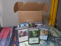 500 Magic the Gathering Cards Common/Uncommon Bulk Lot NO DUPLICATES +50 Lands - Image 1