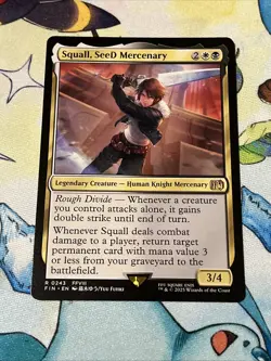 Squall, Seed Mercenary Final Fantasy Regular Card #243 MTG - Image 1