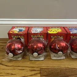 Pokemon 23k Burger King Gold Plated Trading Card Set Red Box Lot Of 6 - Sealed - Image 2