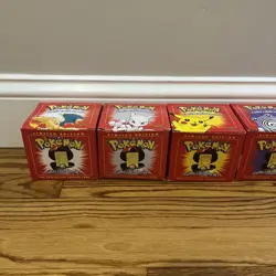 Pokemon 23k Burger King Gold Plated Trading Card Set Red Box Lot Of 6 - Sealed - Image 5