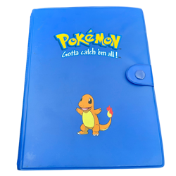 100+ Card Pokemon Blue Folder Collection - UNTOUCHED 10+ Years! Holos - Image 1