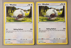 2x Wooloo 121/159 Pokemon card Crown Zenith common NM - Image 1