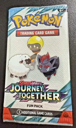 Pokemon Journey Together Fun Pack (Sealed Pack with 3 Cards) #E - Image 1