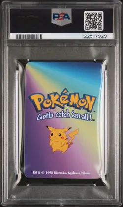Pikachu & Dragonite Pokemon Trading Card Game Mini KFC 1998 Nintendo WOTC PSA 10 - Image 3