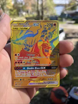 Reshiram & Charizard GX Tag Team Pokemon Card - Image 1