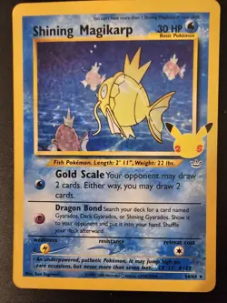 Shining Magikarp Holo Card 66/64 Celebrations Classic Collection NM - Image 1