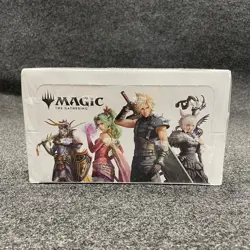Magic The Gathering Final Fantasy Play Booster Box, Sealed Box is Worn - Image 1