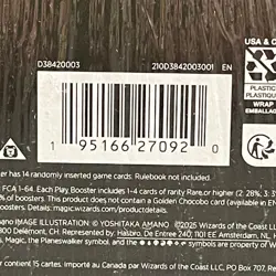 Magic The Gathering Final Fantasy Play Booster Box, Sealed Box is Worn - Image 3