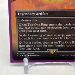 MTG The One Ring 0451 Lord of the Rings Mythic Promotional Foil! - Image 2